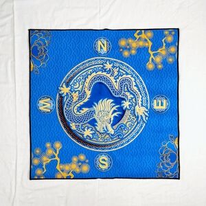 Table Mat Game Mat Chinese Dragon Royal Blue Anti Slip Noise Reduction 31×31